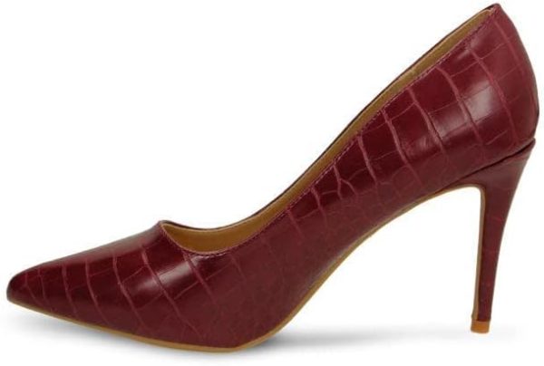 کفش Dejavu Comfortable Leather Heels Drees Shoe womens Mule - تصویر 6