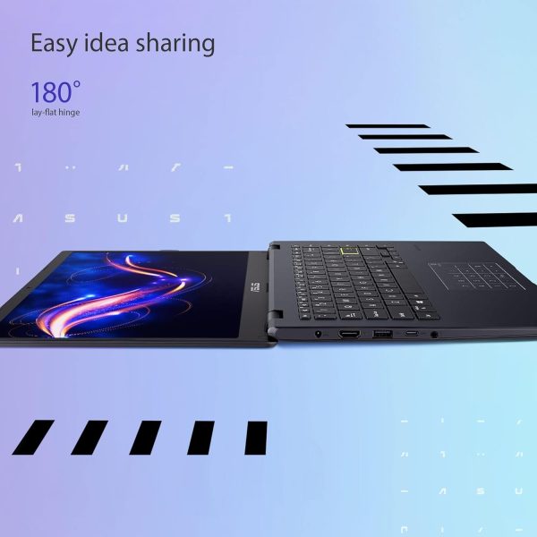 لپ تاپ ASUS Laptop E410MA-BV1920W (Peacock Blue) Slim Laptop, N4020 4GB 256GB PCIE G3 SSD - تصویر 7
