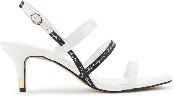 صندل Karl Lagerfeld Paris Women's Ankle Strap DEXTRA Heeled Sandal - تصویر 5