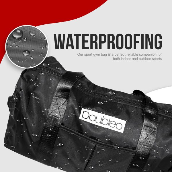 کیف ورزشی Gym Bag with Toiletry Hanging Bag and Shoes Compartment - Tear and Water Resistant Travel Duffel Bags for Men for Women - Large Capacity Multi-Pocket Sports Duffel Bag - Suitable for Outdoor - تصویر 5