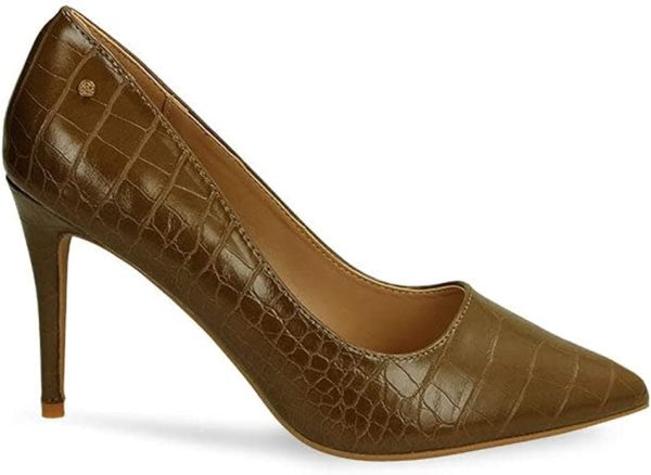 کفش Dejavu Comfortable Leather Heels Drees Shoe womens Mule