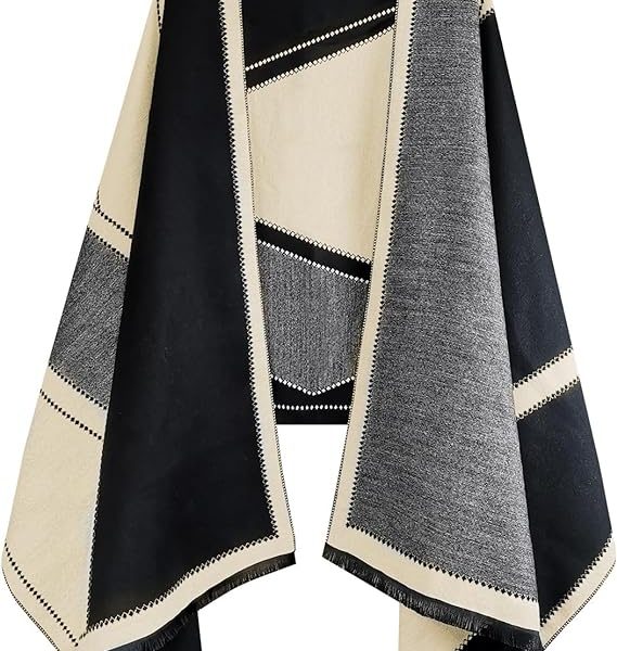 شال و روسریWomen's Scarf Cashmere Silky Shawl Wrap Evening Dress Blanket Front Cardigan Soft Comfortable Wrap Suitable for All Occasions