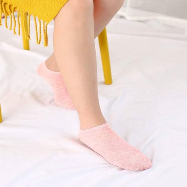 جوراب KASTWAVE 10 Pairs Of Solid Color Socks, Environmentally Friendly Casual Low Ankle Socks For Men And Women - 38 - تصویر 8