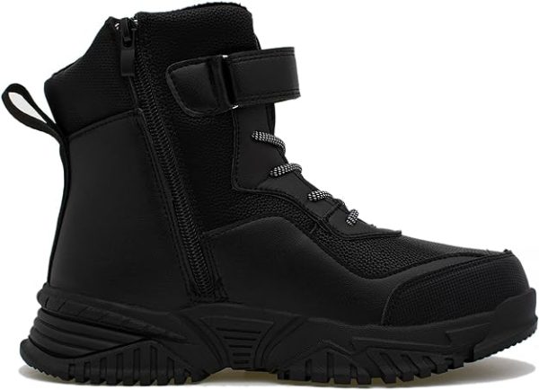 بوتLucky Kids Hiking Kids Boots Boys Girls Outdoor Walking Climbing Comfortable Non-slip Snow Shoes Hiker Boot Antiskid - تصویر 7