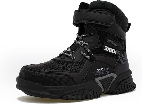 بوتLucky Kids Hiking Kids Boots Boys Girls Outdoor Walking Climbing Comfortable Non-slip Snow Shoes Hiker Boot Antiskid - تصویر 10