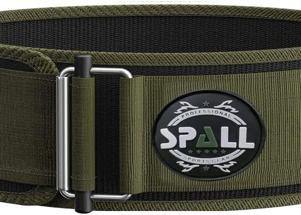 کمربند ورزشی Weight Lifting Belt Auto Locking Gym Belt With Adjustable Buckle Back Support For Squat Deadlift Olympic Lifting Ideal For Men And Women BY SPALL