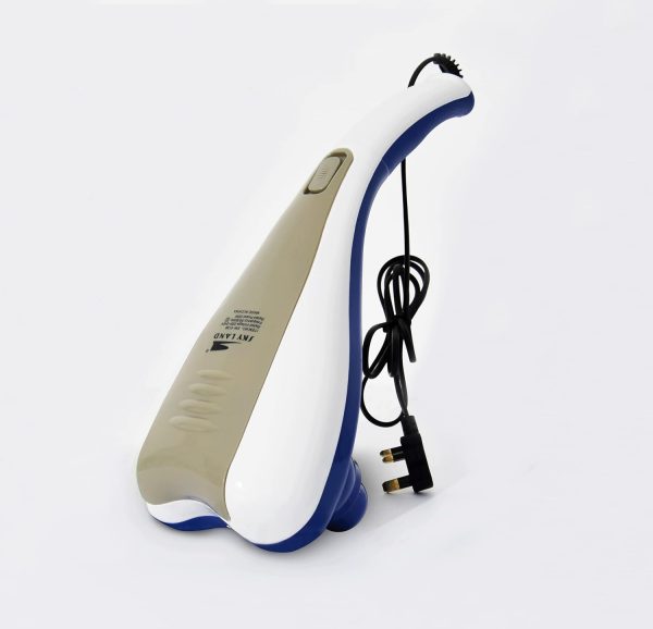 ماساژور ورزشی  SKY LAND Powerful Handheld Massager Neck Back Massager Deep Tissue Percussion Massage for Shoulder, Leg, Foot, Muscles, Electric Double Head Full Body Massagers, EM-4138