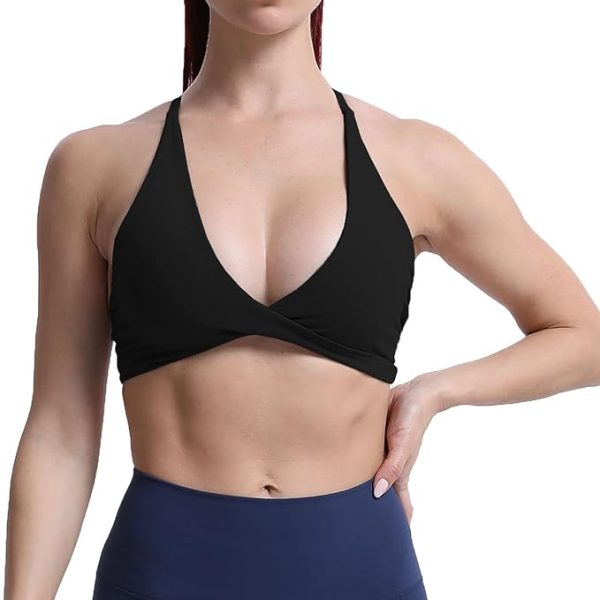 نیم تنه ورزشی Aoxjox womens Soft Sports Bra