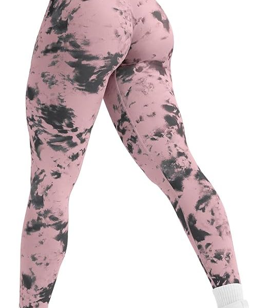 لگ ورزشی زنانه YEOREO Workout Leggings for Women Jada Leggings Scrunch Butt Lifting Leggings Seamless Screen Print Gym Yoga Pants