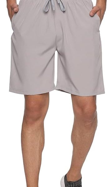 شلوارک ورزشی مردانه RSO Outfits Men's Polyester Solid Sports Casual Shorts