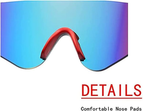 عینک آفتابی ورزشی Polarized Sunglasses Sports Glasses for Men Women UV Protection Cycling Sports Glasses Bike Running Driving Fishing Golf Rectangular Sports Sunglasses For Men Women Fishing Cycling Driving Running - تصویر 5
