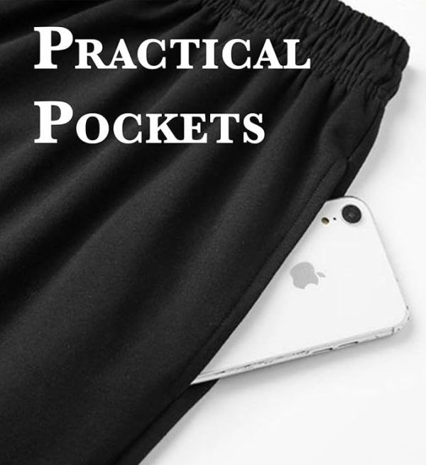 شلوارک ورزشی مردانه Men's Workout Shorts Elastic Waist Athletic Shorts Running Casual Lightweight Hiking Gym Shorts with Pockets - تصویر 6