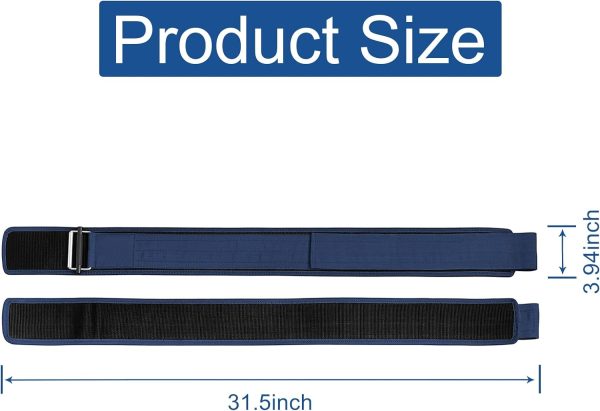 کمربند ورزشی Self-Locking Weight Lifting Belt Deadlift Training Belt, Lifting Support for Men and Women Cross Training Weight Lifting Belt for Squats, Lunges, Deadlift, Thrusters, Powerlifting (M Size) - تصویر 6