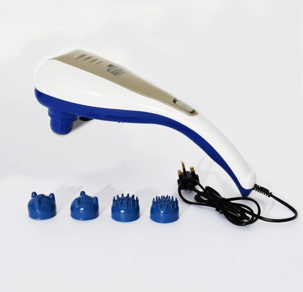 ماساژور ورزشی  SKY LAND Powerful Handheld Massager Neck Back Massager Deep Tissue Percussion Massage for Shoulder, Leg, Foot, Muscles, Electric Double Head Full Body Massagers, EM-4138 - تصویر 4