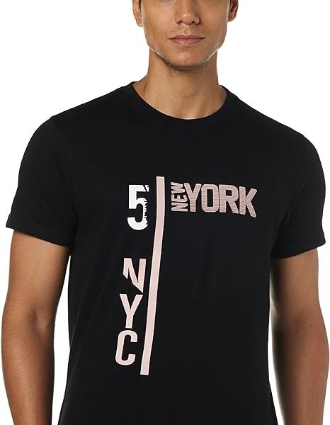 تی شرتDeniklo Printed Round Neck T-Shirt For Men