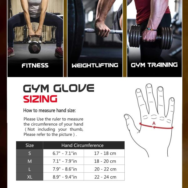 دست کش ورزشی Mayor Venus Gym, Crossfit, Exercise & Sports Gloves- Ideal for Men & Women (Yellow/Black) - تصویر 7