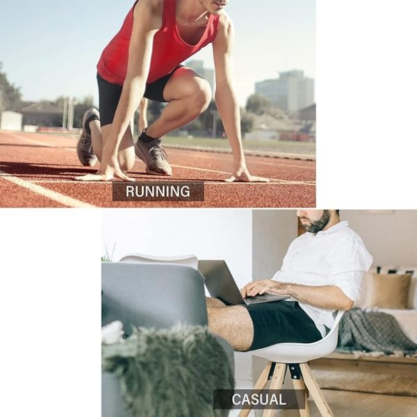 شلوارک ورزشی مردانه AMY COULEE Mens Running Shorts 3 inch Training Workout Gym Shorts Cotton Casual Sweat Shorts with Pockets - تصویر 5