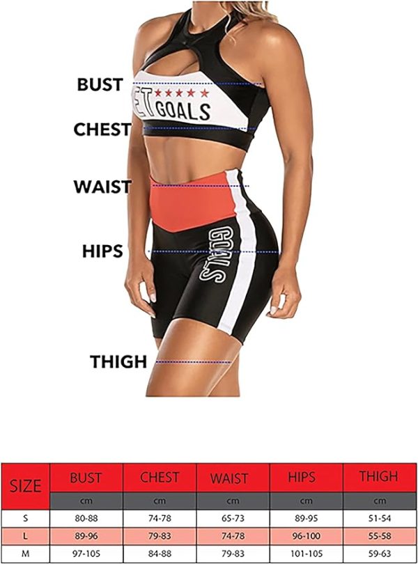 نیم تنه ورزشی Start Doing DONNA CARIOCA High Impact Sports Bra for Women, High Support and Removable Pad Cropped Top for Fitness Workout. Yoga Pilates Running. - تصویر 5