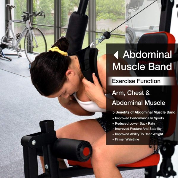 وسایل باشگاه خانگی  Sparnod Fitness SHG-10000 Multifunctional Heavy-Duty Steel Frame Home Gym Station (Free Installation Service) - تصویر 7