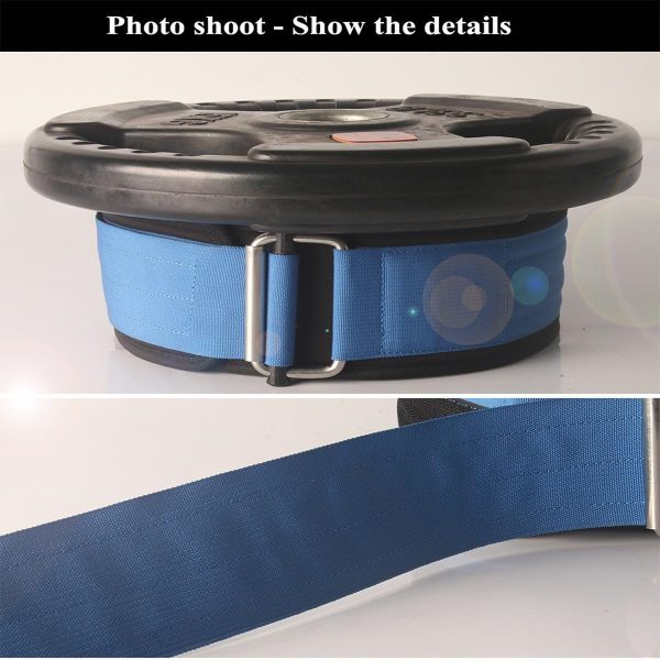 کمربند ورزشی Self-Locking Weight Lifting Belt Deadlift Training Belt, Lifting Support for Men and Women Cross Training Weight Lifting Belt for Squats, Lunges, Deadlift, Thrusters, Powerlifting (M Size) - تصویر 10