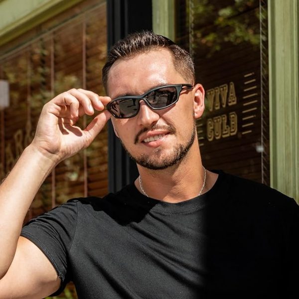 عینک آفتابی ورزشی Gimdumasa Polarized Sports Sunglasses for Men Eyewear Sun Glasses with UV Protection for Driving Fishing Golf Cycling - تصویر 5