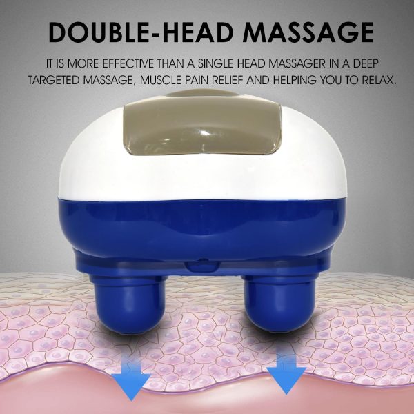 ماساژور ورزشی  SKY LAND Powerful Handheld Massager Neck Back Massager Deep Tissue Percussion Massage for Shoulder, Leg, Foot, Muscles, Electric Double Head Full Body Massagers, EM-4138 - تصویر 6