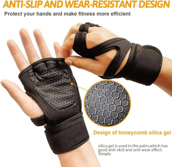 دست کش ورزشی McMola Gym Gloves Weight lifting Gloves - تصویر 8
