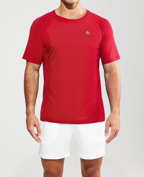 تی شرت ورزشی مردانه  Haimont Men's Athletic Short Sleeve T Shirts Moisture Wicking Breathable Running Workout Gym Active Tee, Crew Neck - تصویر 7