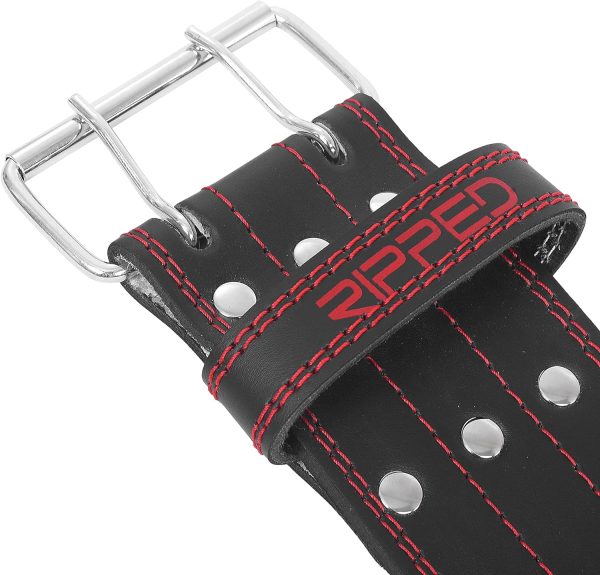 کمربند ورزشی RTTB 4" Genuine Leather Power Lifting Belt - Ideal for Gym, Strength Training & Bodybuilding - Premium Gear for Deadlifts, Squats - Suitable for Men & Women. - تصویر 7