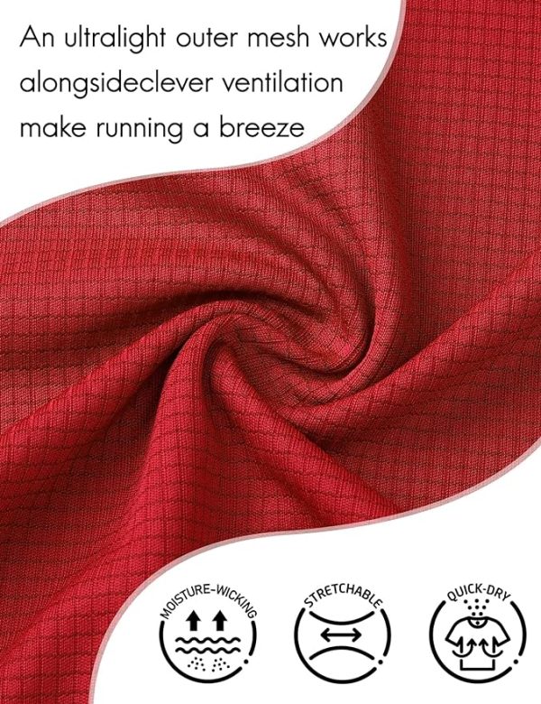 تی شرت ورزشی مردانه  Haimont Men's Athletic Short Sleeve T Shirts Moisture Wicking Breathable Running Workout Gym Active Tee, Crew Neck - تصویر 8