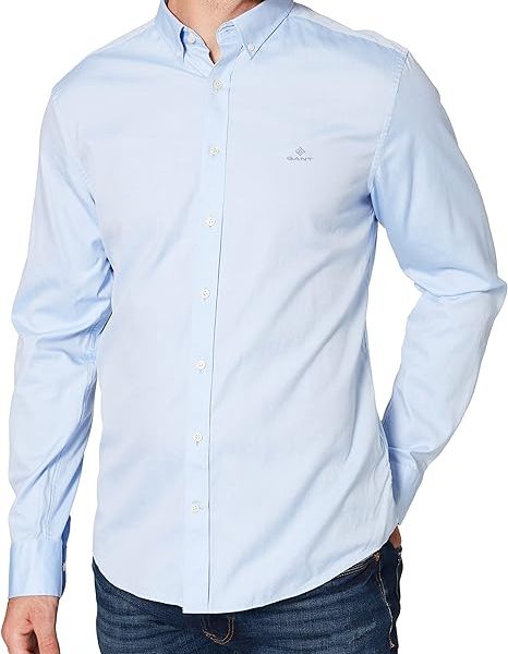 پیراهن مردانهGANT Men's Pinpoint Oxford Slim Bd Pinpoint Oxford Slim BD