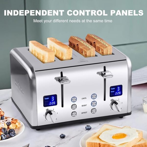 تستر CUSIMAX 4 Slice Toaster - تصویر 10