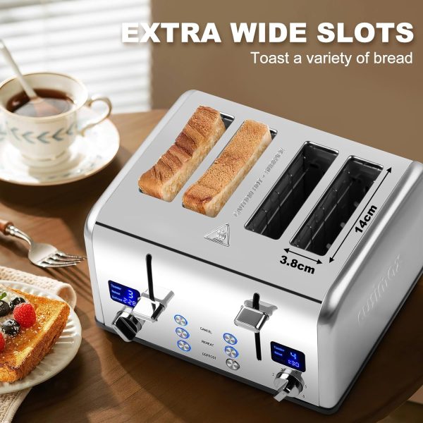 تستر CUSIMAX 4 Slice Toaster - تصویر 11