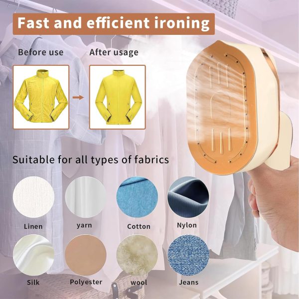 اتومسافرتی Yoawllty Mini Travel Steam Iron - تصویر 8